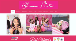 Desktop Screenshot of glamourgirlparties.com